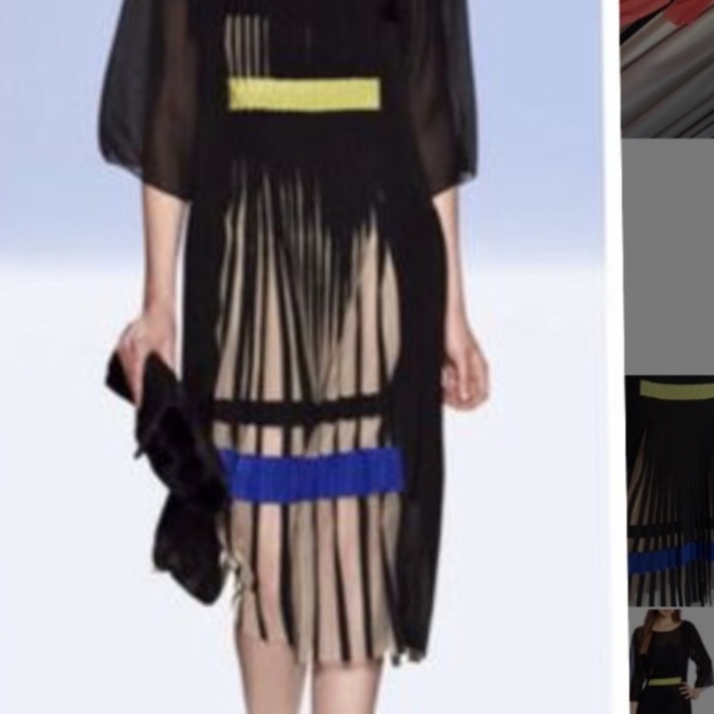 BCBG maxazria colorblock maxi dress